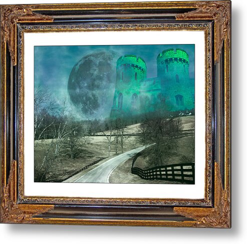 The Metal Print featuring the mixed media Enchanting Evening with Oz by Betsy Knapp