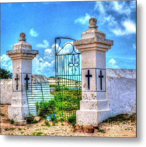 Cemetery Metal Print featuring the photograph Grand Turk Cemetery by Debbi Granruth