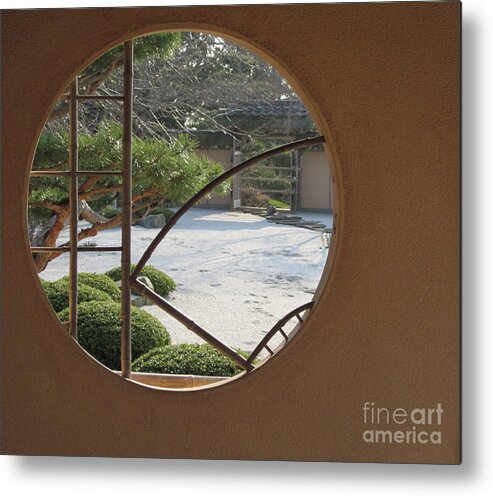  Japanese Garden Metal Print featuring the photograph Japanese Garden by Kathie Chicoine