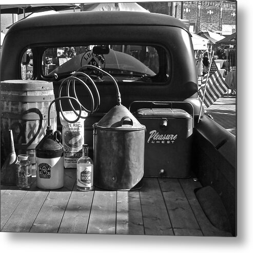 Old Truck Metal Print featuring the photograph Moonshine by Albert Fadel