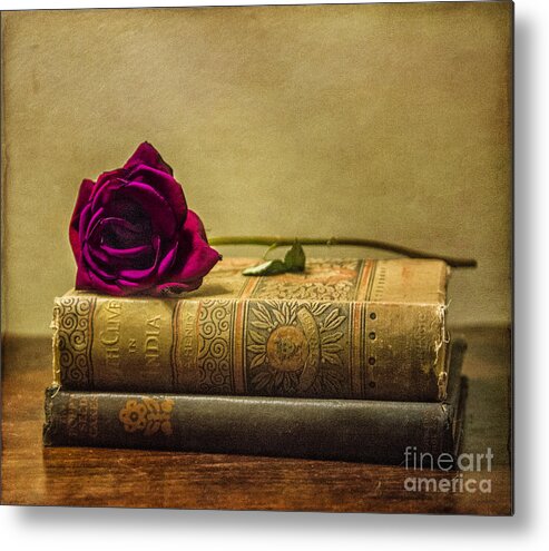 Book Metal Print featuring the photograph Old Book Love by Terry Rowe