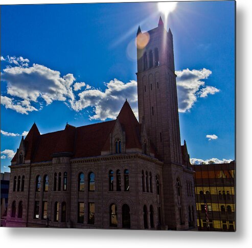Courthouse Metal Print featuring the photograph Parkersburg Courthouse by Jonny D
