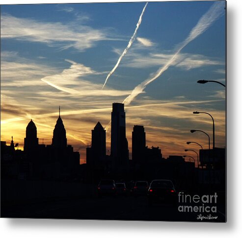 Cities Metal Print featuring the photograph Philadelphia At Dusk by Lyric Lucas