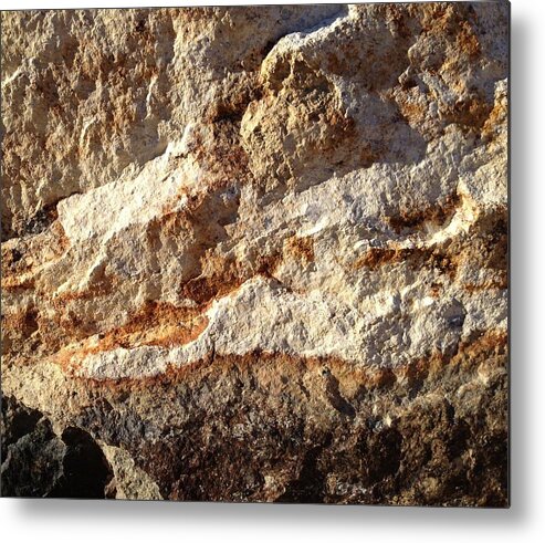 Rock Metal Print featuring the photograph Rockscape 9 by Linda Bailey