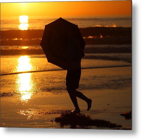 Silhouette Metal Print featuring the photograph Sun Shield by Nathan Rupert