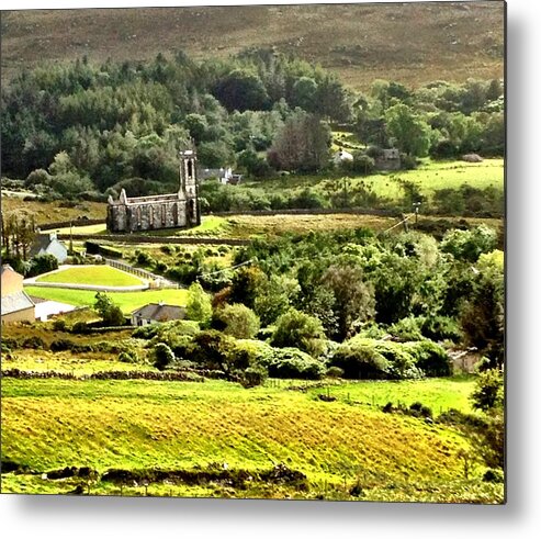 Poisoned Glen Metal Print featuring the photograph The Green Valley Of Poisoned Glen by Norma Brock