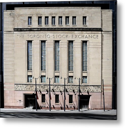 Tsx Metal Print featuring the photograph Toronto Stock Exchange 1 by Andrew Fare