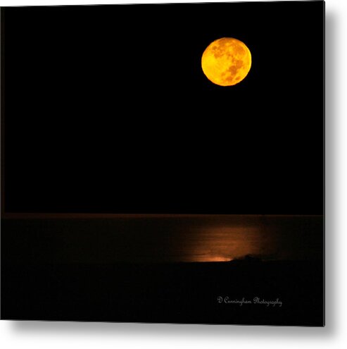 Harvest Moon Metal Print featuring the photograph Harvest Moon by Dorothy Cunningham
