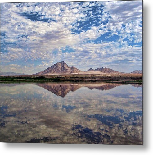 Clouds Metal Print featuring the photograph Skies Illusion by Tammy Espino