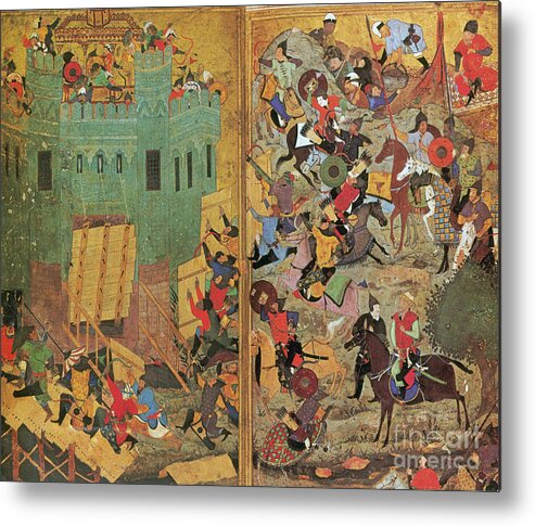 War Metal Print featuring the photograph Timur And The Siege Of Smyrna 1402 by Photo Researchers