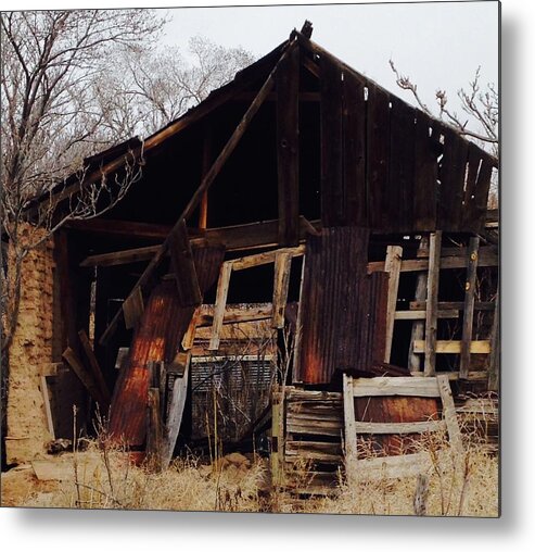 Shed Metal Print featuring the photograph Barn by Erika Jean Chamberlin