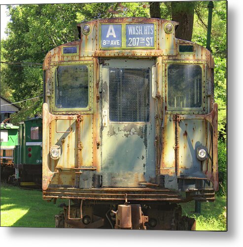 A Train Metal Print featuring the photograph Take the A Train #1 by Imagery-at- Work