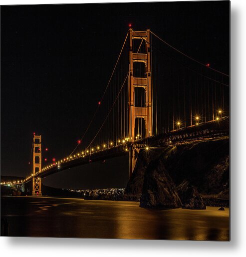 America Metal Print featuring the photograph Golden Gate Bridge 2 by Teresa Wilson