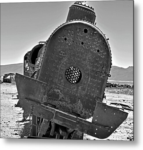 Train Metal Print featuring the photograph Abandoned No. 7-2 by Sandy Taylor