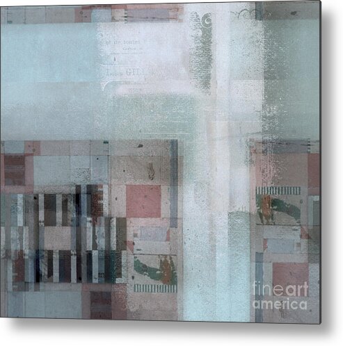 Abstract Metal Print featuring the digital art Abstractitude - c7 by Variance Collections
