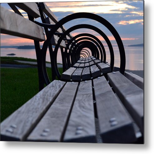 Bench Metal Print featuring the photograph The Bench by Colleen Phaedra