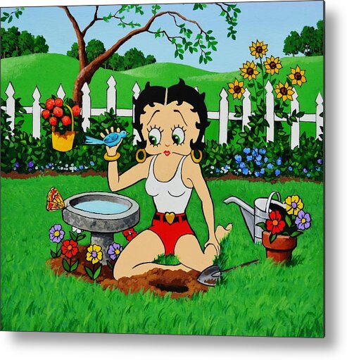 Betty Boop Gardener 
