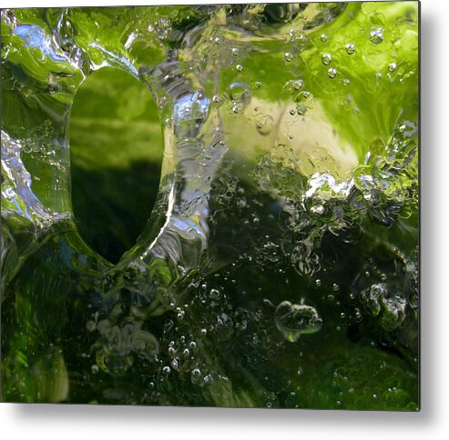 Ice Metal Print featuring the photograph Ice Window by Sami Tiainen
