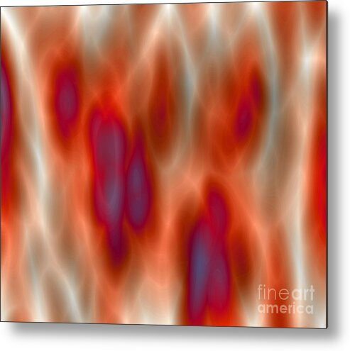 Abstract Metal Print featuring the photograph In the Flames by Onedayoneimage Photography