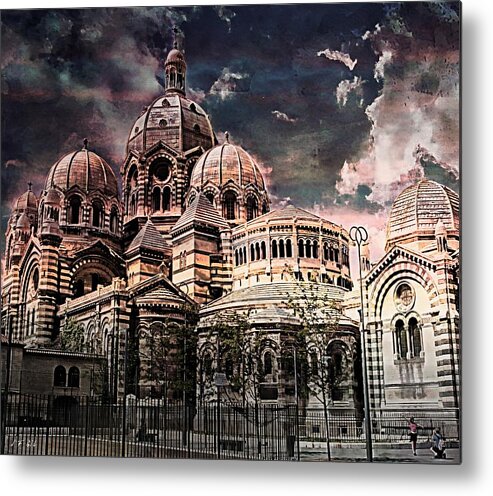 Architecture Metal Print featuring the photograph La Major 4 by Jean Francois Gil