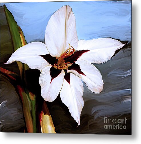 Fine Art Print Metal Print featuring the painting Lily I by Patricia Griffin Brett