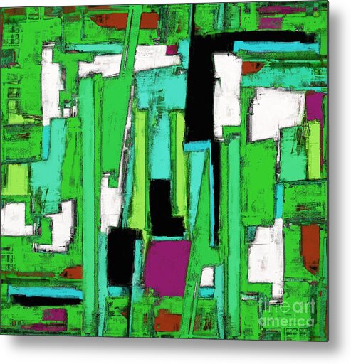 Maze Metal Print featuring the digital art Maze 3 by Keith Mills
