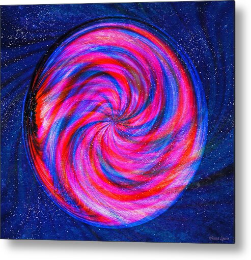 Orb Metal Print featuring the digital art Orblicious by Anna Louise