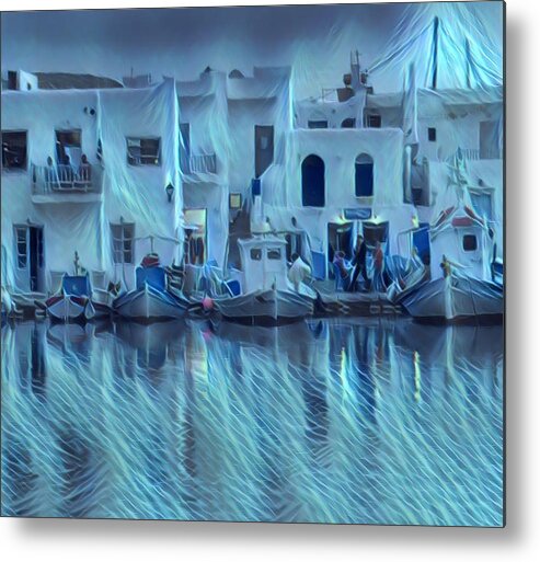 Colette Metal Print featuring the photograph Paros Island Beauty Greece by Colette V Hera Guggenheim