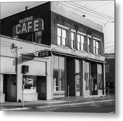 Frank Dimarco Metal Print featuring the photograph Rosebud Cafe, Roseburg, Oregon by Frank DiMarco