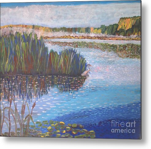 Peace Metal Print featuring the painting Serenity by Jennylynd James