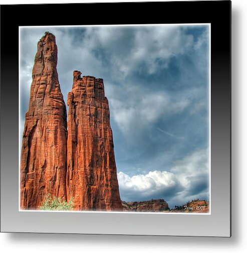 Spider Rock Metal Print featuring the photograph Spider Rock by Farol Tomson