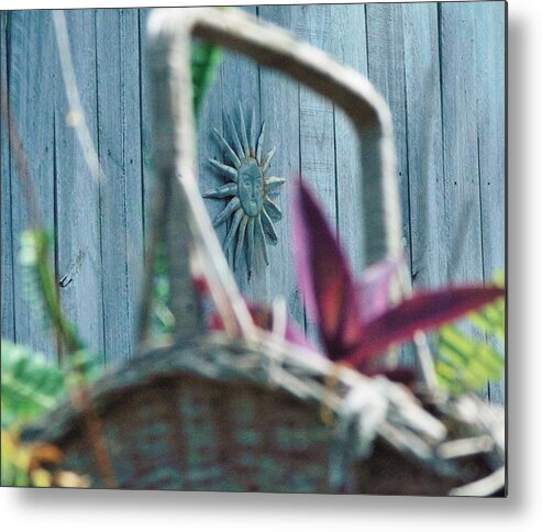 Suns Metal Print featuring the photograph Sunday Morning Along The Garden Wall by John Glass