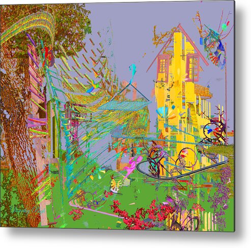 Whimsical Metal Print featuring the digital art The Fun We Had by Dorothy Pugh