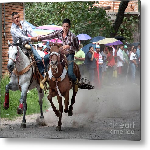 Race Metal Print featuring the photograph The Race by Barry Weiss