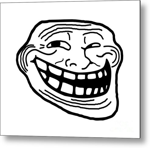 Troll Face' Poster, picture, metal print, paint by Meme Daily