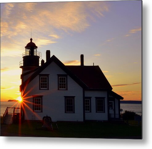 Lighthouse Metal Print featuring the photograph West Quoddy Head Light by Colleen Phaedra