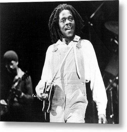 Reggae Metal Print featuring the photograph Dennis Brown #1 by Afro Newspaper/gado
