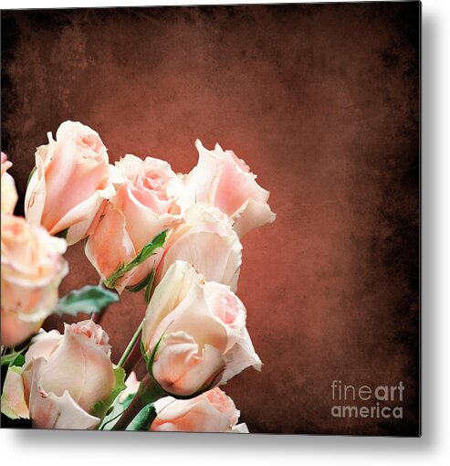 Flower Metal Print featuring the photograph Roses Bouquet #1 by Jelena Jovanovic