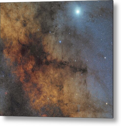 Horizontal Metal Print featuring the photograph The Pipe Nebula #1 by Roberto Colombari
