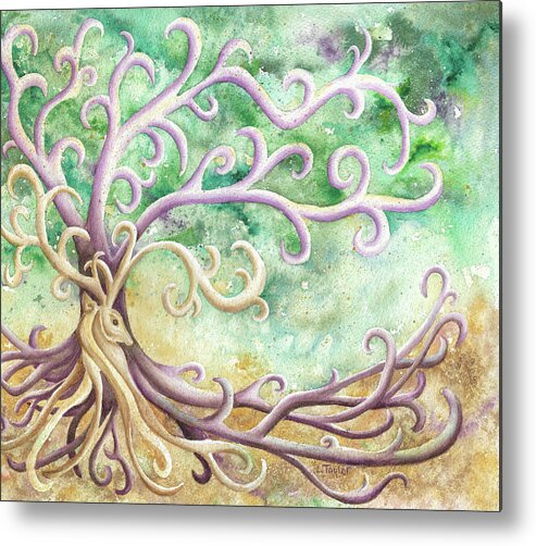 Celtic Metal Print featuring the painting Celtic Culture by Lori Taylor