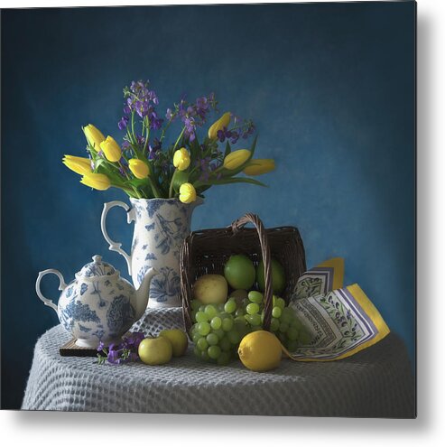 Grapes Metal Print featuring the photograph Elegant Ecstasy by Catherine W.