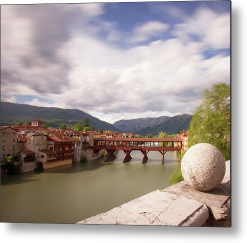 River Brenta Metal Print featuring the photograph Ponte Vecchio - Bassano Del Grappa by Fontina