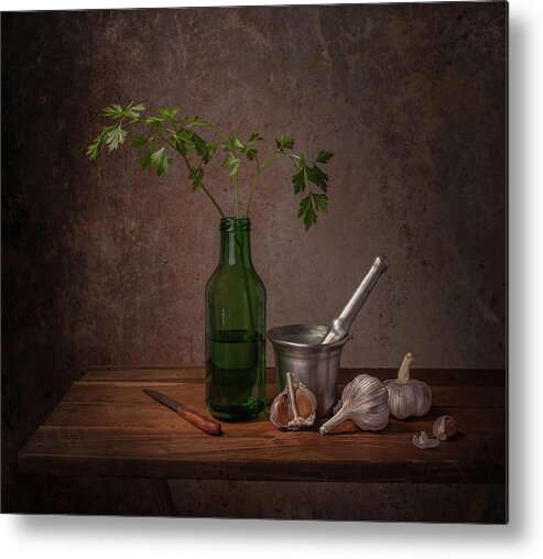 Spice Metal Print featuring the photograph Seasonings For Dinner by Margareth Perfoncio