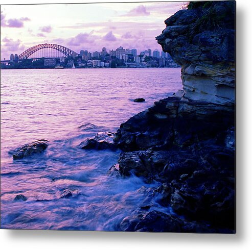 Toughness Metal Print featuring the photograph Sydney Harbor by Sergeo syd