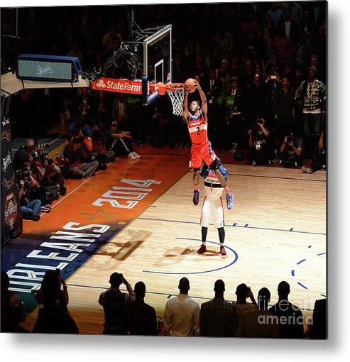 Smoothie King Center Metal Print featuring the photograph John Wall by Garrett Ellwood