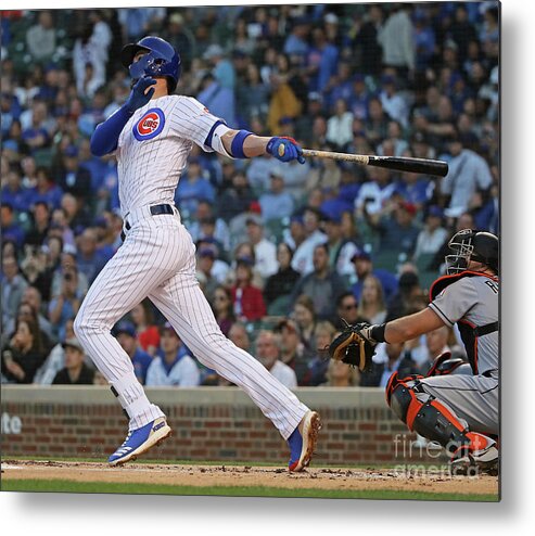 People Metal Print featuring the photograph Kris Bryant by Jonathan Daniel