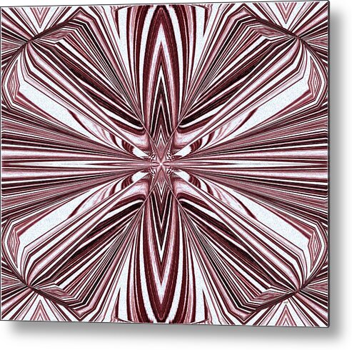 Abstract Metal Print featuring the digital art Abstract Decor 17 by Will Borden