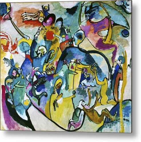 All Saints Day Metal Print featuring the painting All Saints Day lI by Wassily Kandinsky
