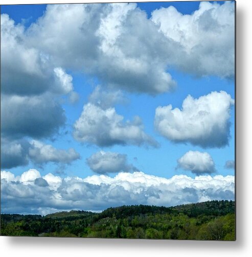 Blue Metal Print featuring the photograph Boundless by Catherine Arcolio