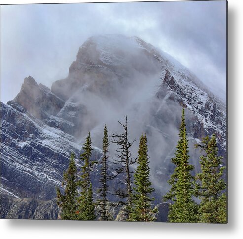 Evergreen Mountain Peak Metal Print featuring the photograph Evergreen Mountain Peak by Dan Sproul